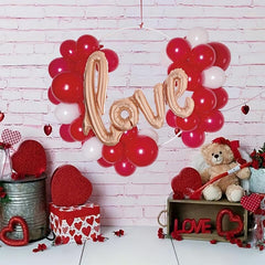 Valentines Balloons Garland Arch With Hang Circle Party Decorations
