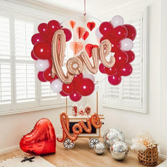 Valentines Balloons Garland Arch With Hang Circle Party Decorations
