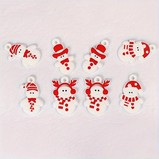 12pcs Snowman Xmas Tree Hanging Decoration