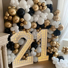 180pcs Golden Balloon Garland Kit For Party Decorations