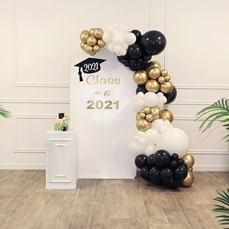 233pcs Golden Wedding Birthday Party Balloon Arch Decoration