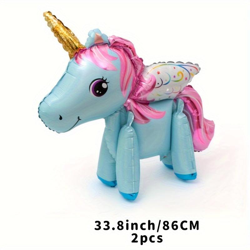 2pcs Flying Horse Balloon Set for Dream Theme Party Decoration