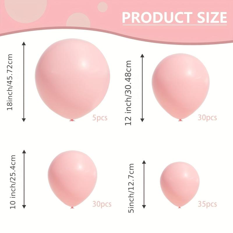 Pastel Balloons Garland Kit 100pcs Different Sizes Balloon Party Wedding