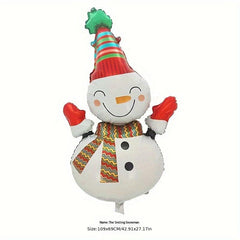 Christmas Snowman Foil Balloon Decoration Set