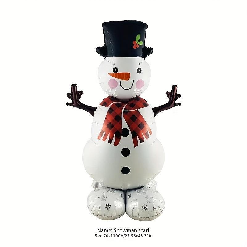 Christmas Snowman Foil Balloon Decoration Set