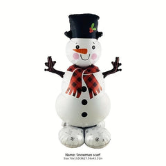 Christmas Snowman Foil Balloon Decoration Set