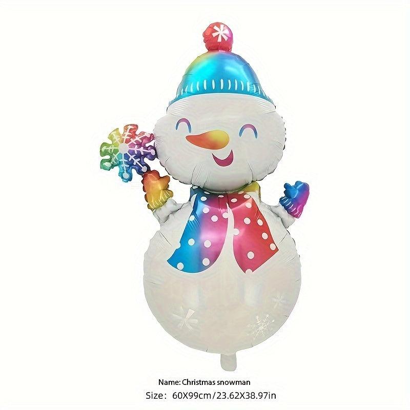 Christmas Snowman Foil Balloon Decoration Set