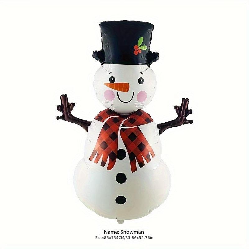Christmas Snowman Foil Balloon Decoration Set