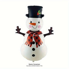 Christmas Snowman Foil Balloon Decoration Set