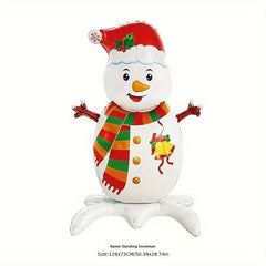 Christmas Snowman Foil Balloon Decoration Set