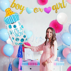 2pcs Milk Bottle Foil Balloons for Birthday Party Decoration