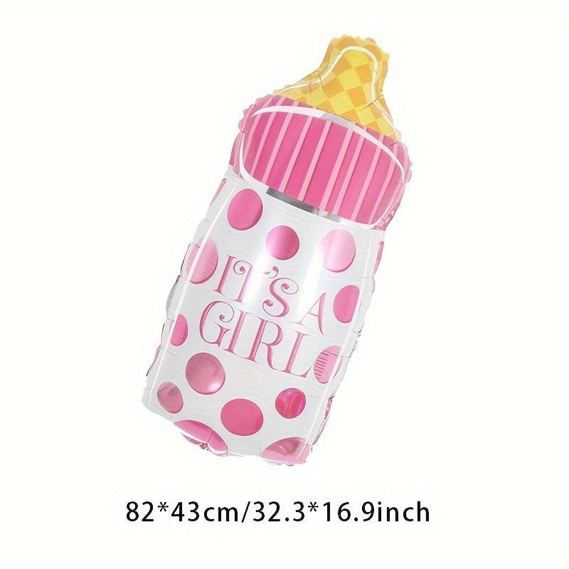 2pcs Milk Bottle Foil Balloons for Birthday Party Decoration