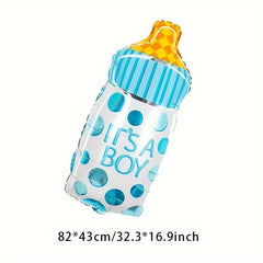 2pcs Milk Bottle Foil Balloons for Birthday Party Decoration