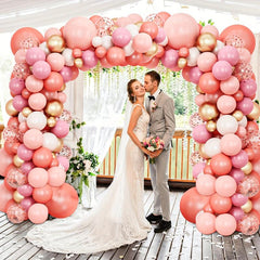 Multicolored Balloons Wreath Arch Set for Parties & Events