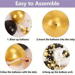 Multicolored Balloons Wreath Arch Set for Parties & Events