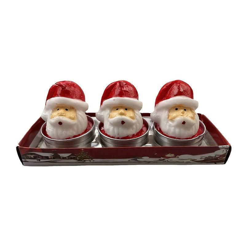 Painted Candles Christmas Party Decorations Home Aromatherapy Candle Ornaments