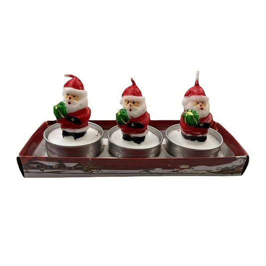 Painted Candles Christmas Party Decorations Home Aromatherapy Candle Ornaments