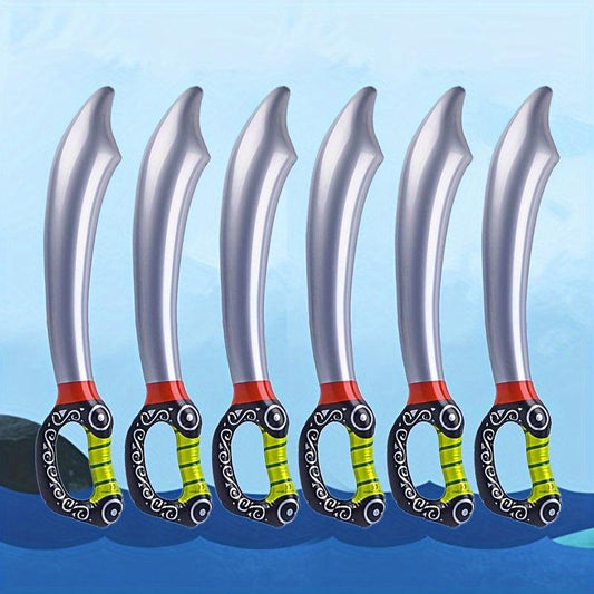 1pc Inflatable Treasure Sword PVC Stage Props Mosaic Weapon Toy