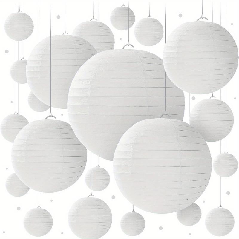 25pcs Paper Lantern Set Party Decorations Birthdays Weddings