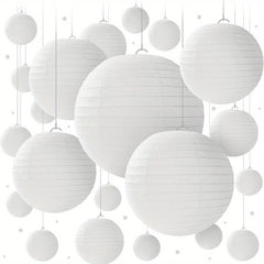 25pcs Paper Lantern Set Party Decorations Birthdays Weddings