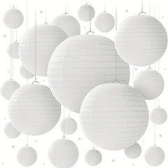 25pcs Paper Lantern Set Party Decorations Birthdays Weddings