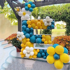 125pcs Beer Cup Balloon Arch Kit Summer Theme Birthday Decoration Party Supplies