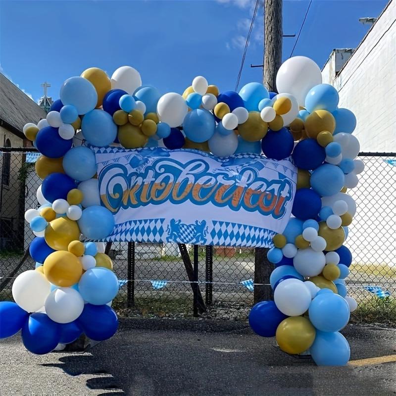 125pcs Beer Cup Balloon Arch Kit Summer Theme Birthday Decoration Party Supplies
