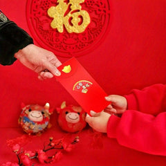 3D Dragon Year Red Pocket Envelope Spring Lucky Money Blessing Pocket