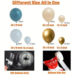 Golden Balloon Garland Arch Kit 12-72 cm Balloons for Party Decorations