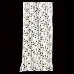 25pcs Disposable Degradable Paper Party Straws - Environmentally Friendly