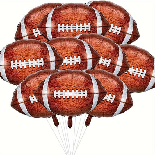 10pcs Rugby Balloon for Football Themed Birthday Party