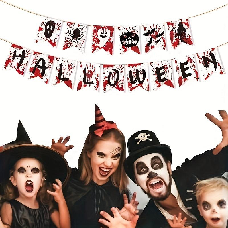 Happy Halloween Party Banner Decoration Flag