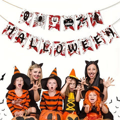 Happy Halloween Party Banner Decoration Flag