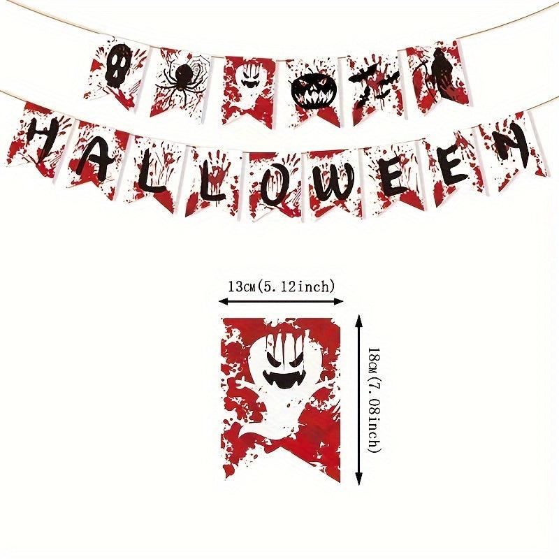 Happy Halloween Party Banner Decoration Flag
