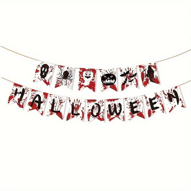 Happy Halloween Party Banner Decoration Flag
