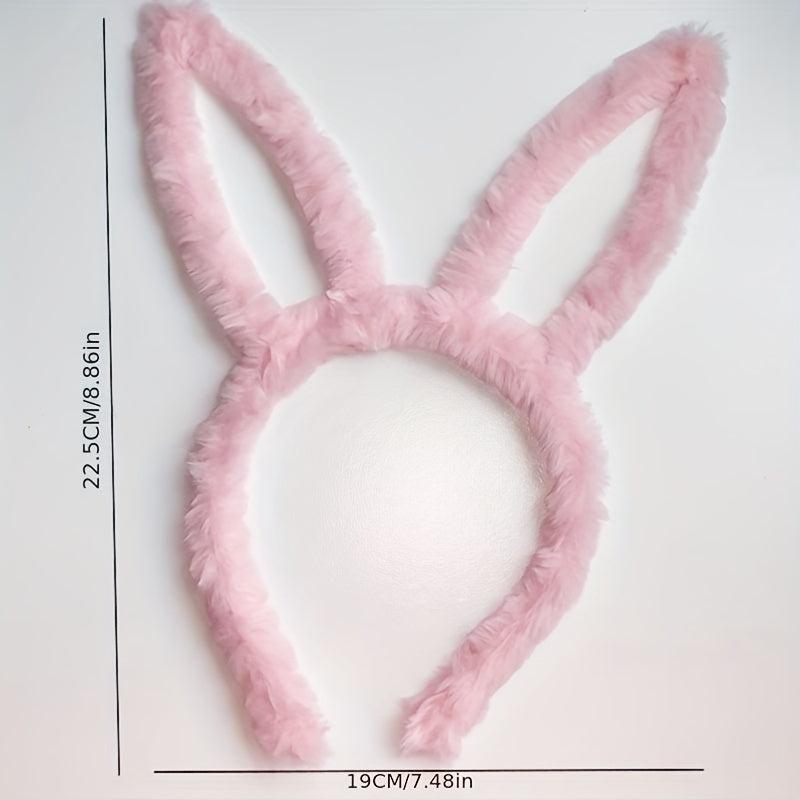 Rabbit Ear Hair Band & Furry Holiday Decoration