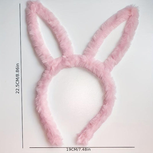 Rabbit Ear Hair Band & Furry Holiday Decoration