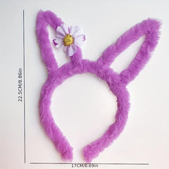 Rabbit Ear Hair Band & Furry Holiday Decoration