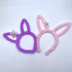 Rabbit Ear Hair Band & Furry Holiday Decoration