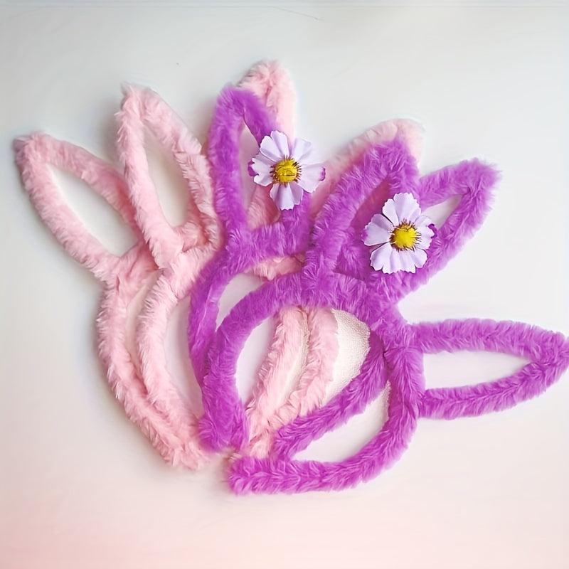 Rabbit Ear Hair Band & Furry Holiday Decoration