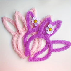 Rabbit Ear Hair Band & Furry Holiday Decoration