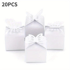 20pcs Butterfly Candy Cookie Carton DIY Decoration Box Wedding Birthday Party