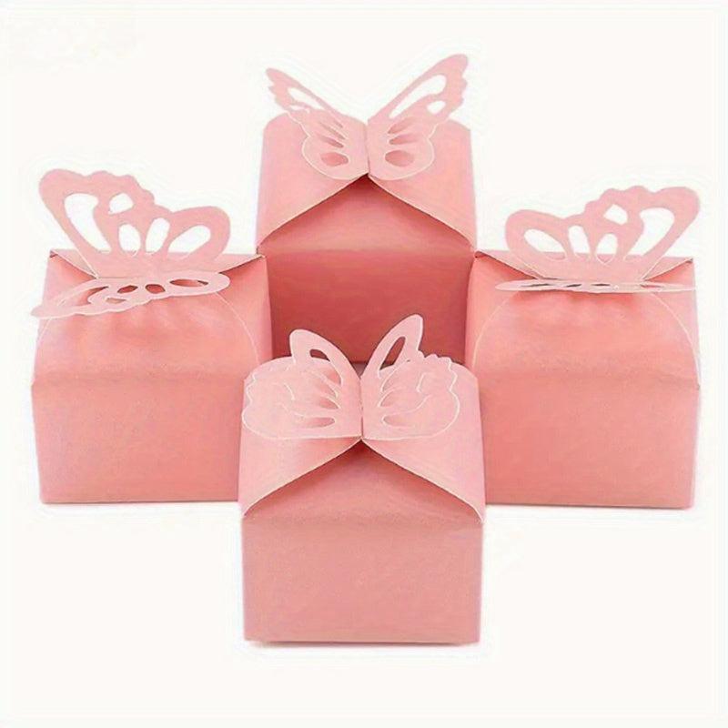 20pcs Butterfly Candy Cookie Carton DIY Decoration Box Wedding Birthday Party