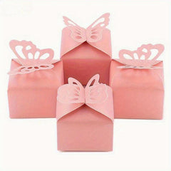 20pcs Butterfly Candy Cookie Carton DIY Decoration Box Wedding Birthday Party