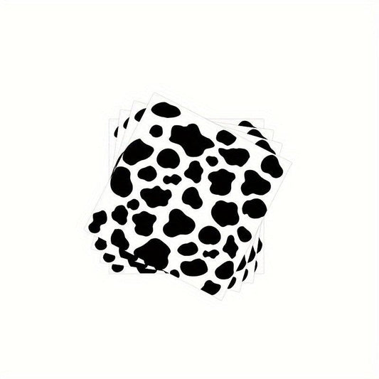 Cow Print Party Supplies Set - Plates, Napkins, Cups for Cow Themed Birthday