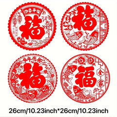 Flower Spring Electrostatic Glass Stickers