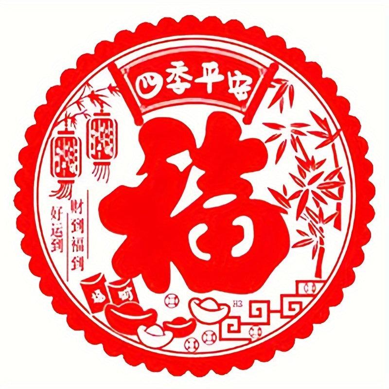 Flower Spring Electrostatic Glass Stickers