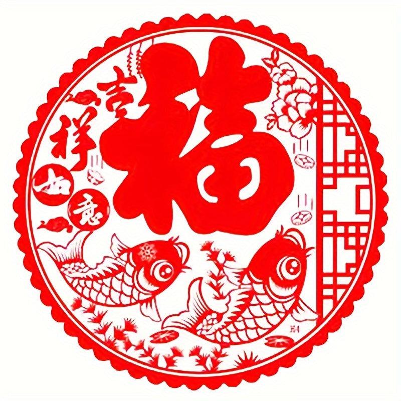 Flower Spring Electrostatic Glass Stickers