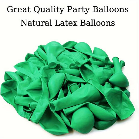 110pcs Green Latex Party Balloons for Wedding & Birthday Decorations