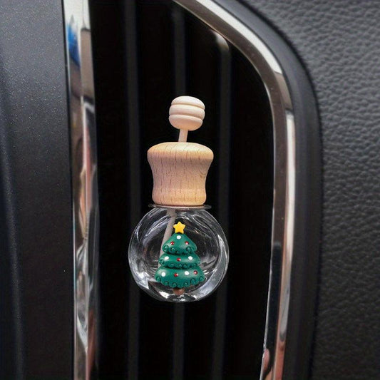 Cartoon Christmas Car Outlet Perfume Bottle - Empty Glass Bottle